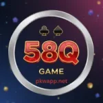 58Q Game app interface showing multiple mini games on a mobile screen.