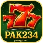 Pak 234 Game interface showing card games, slots, and bonus rewards on a mobile screen.