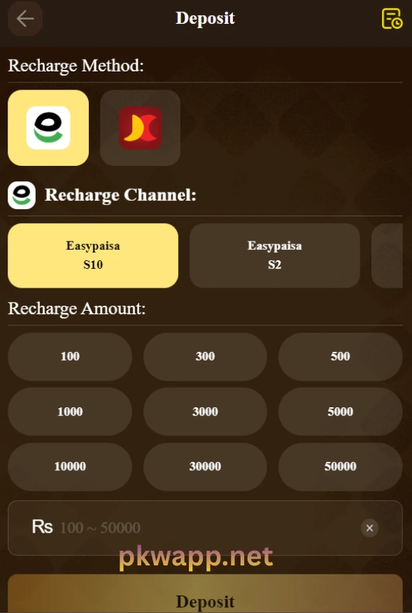 how to deposit